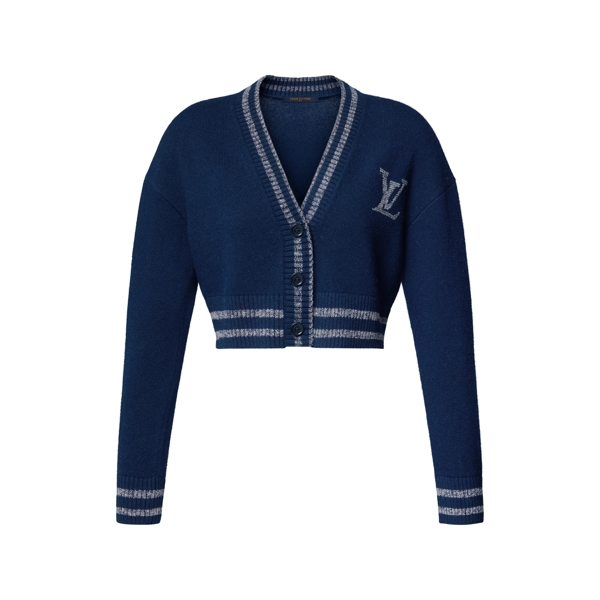 Varsity Stripes Cropped Cardigan - Ready-to-Wear | LOUIS VUITTON